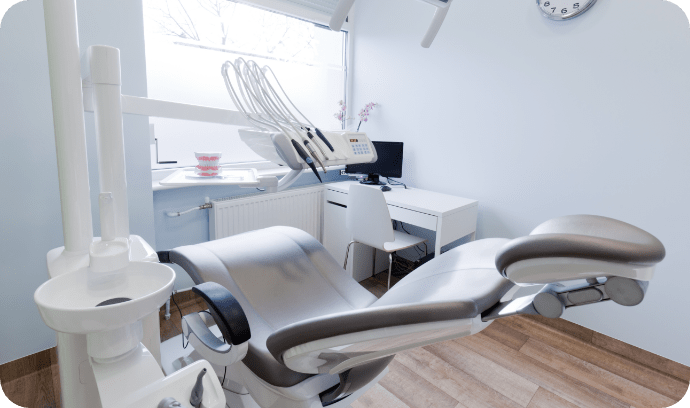 歯科医院の診察台の写真