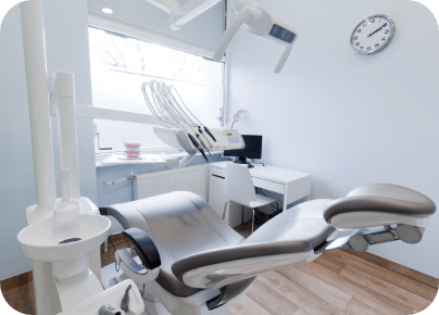 歯医者の診察台の写真